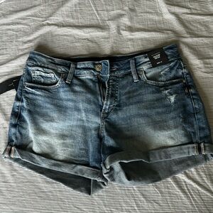 Silver Suki Jean Shorts